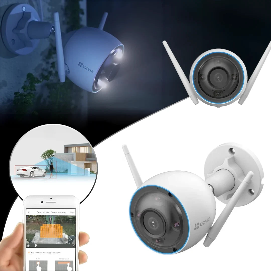 EZVIZ CS-H3 (5MP) | 5MP (2K+) | Smart Security Camera with Night Vision