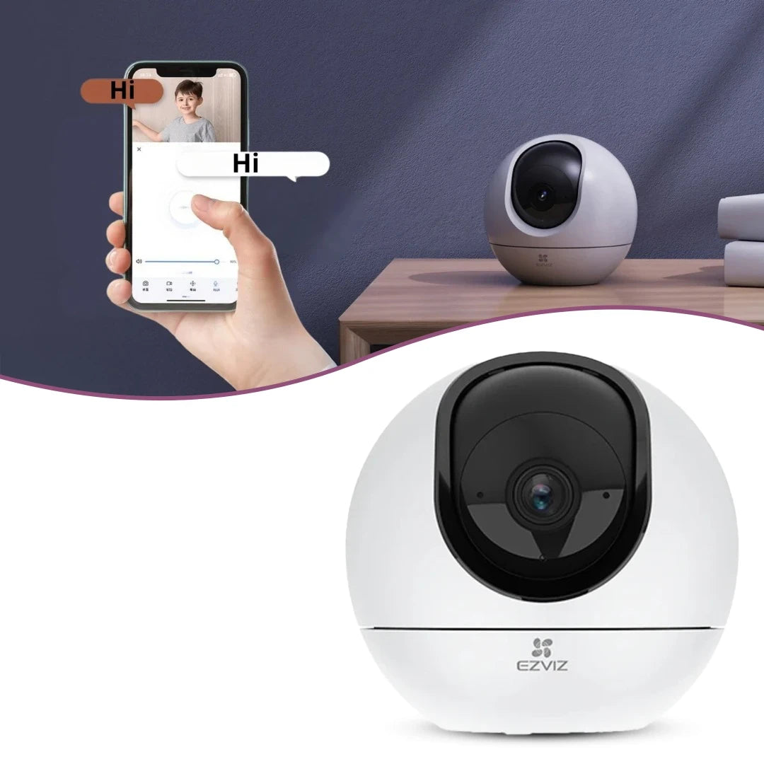 EZVIZ CS-H6 3K Smart Security Camera with Night Vision