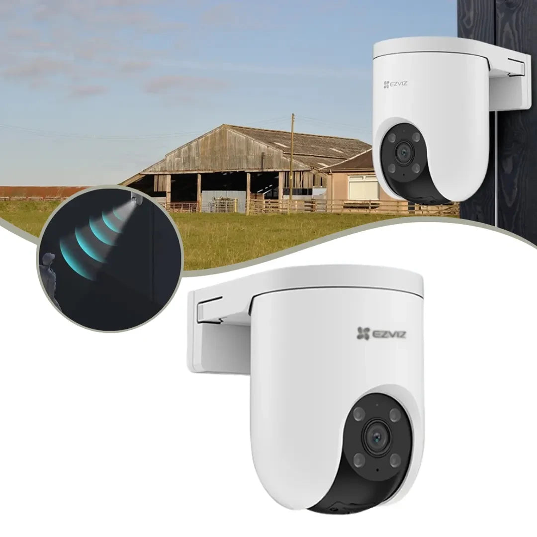 EZVIZ H8C 4G 2K | 3MP (2K) | Smart Security Camera with 4G Connection and Night Vision