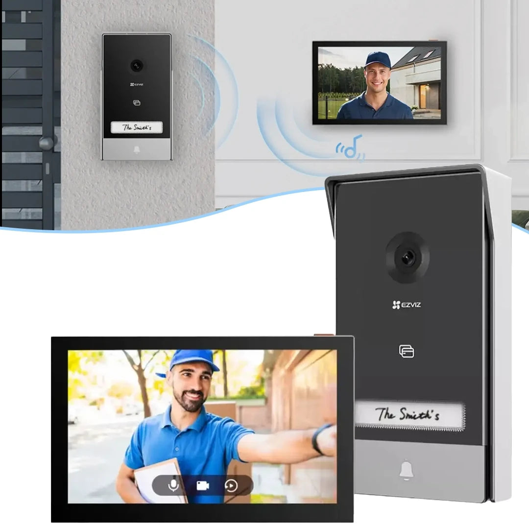 EZVIZ CS-HP7 4MP (2K) Smart Doorbell Camera with Display Screen
