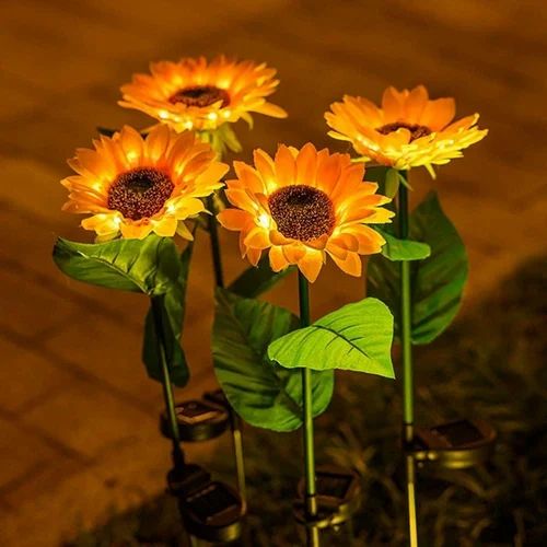 زهرة عباد الشمس الشمسية LED/زهرة خفيفة للحديقة/الحديقة زهرة شمسية للأماكن الخارجية