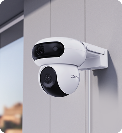 كاميرا EZVIZ H90 2K+2K Wi-Fi Pan&Tilt ذات العدسة المزدوجة 2.8/6 مم (96°/52°)