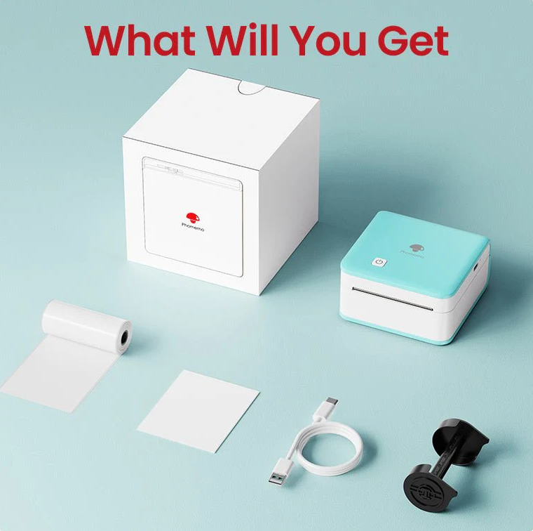 Phomemo M02 PRO Bluetooth Mini Printer white – GTEX KW