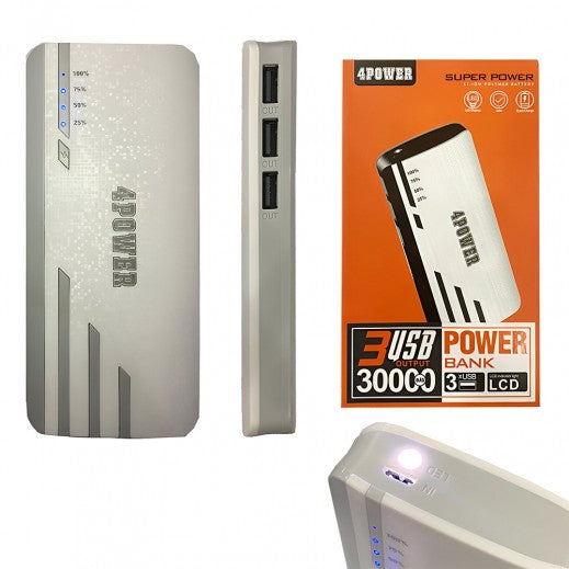4Power 30000mAh Power Bank