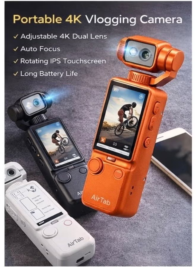 كاميرا تاب  Pocket 4 بدقة 4K