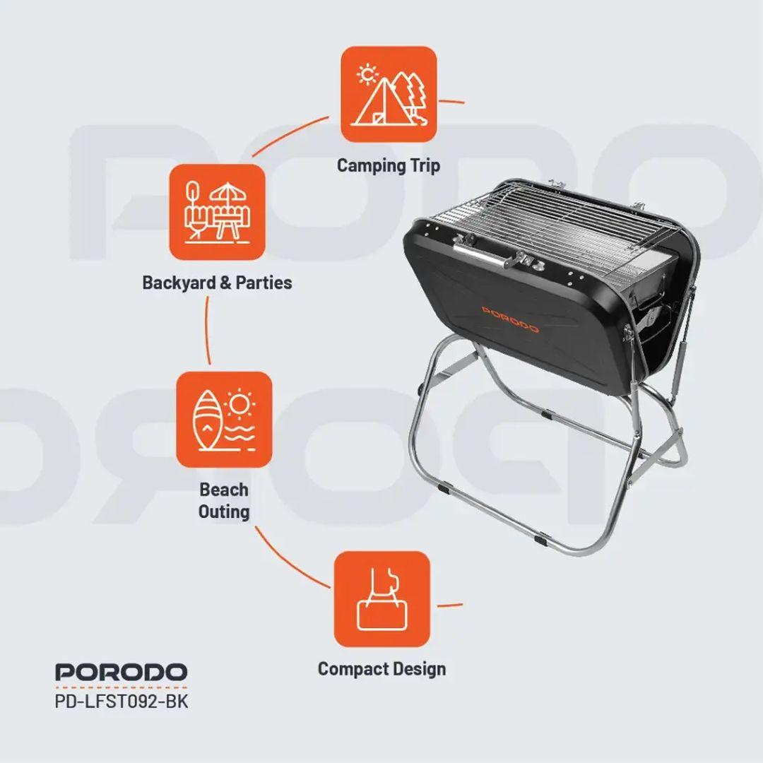 Porodo Portable & Foldable BBQ Grill