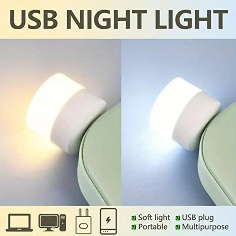 10pcs Mini USB Night Light