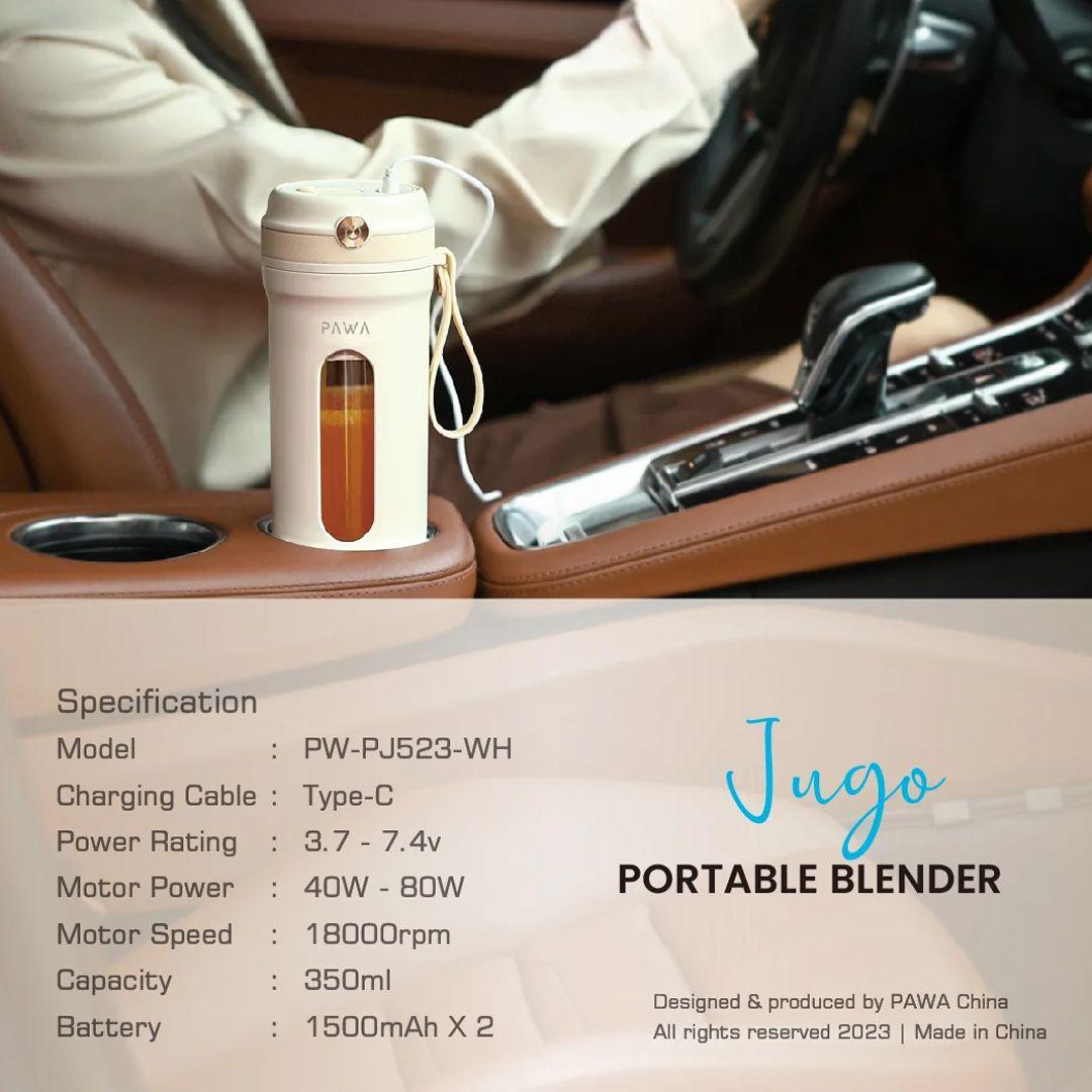 Pawa Jugo Portable Blender 350ml 80W with Type C Charging Port
