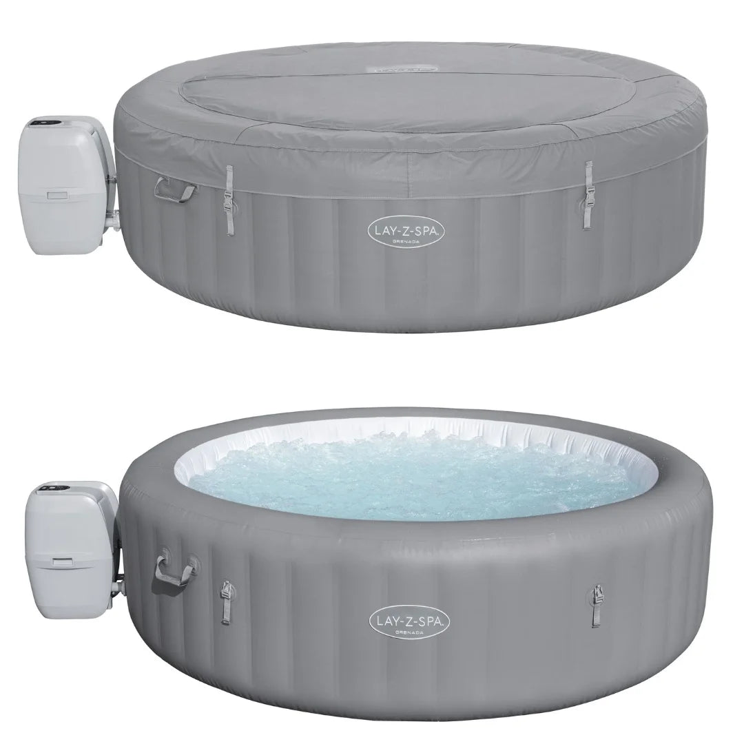 Bestway Lay-Z-Spa Inflatable Jacuzzi with Air Massage System (236 x 71cm) - Grenada