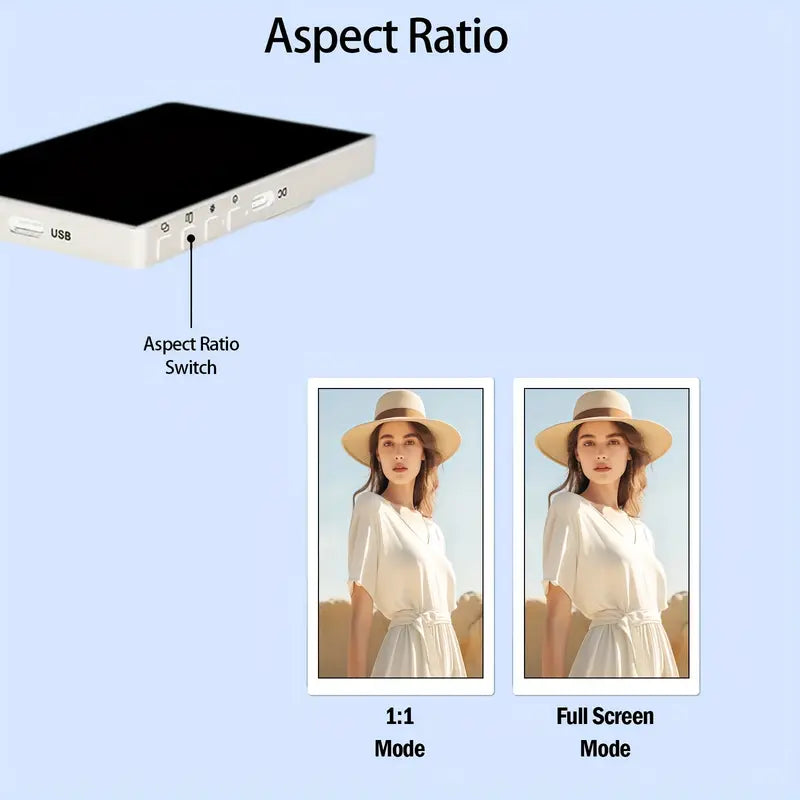 Magnetic Selfie Screen. شاشة سيلفي للهاتف