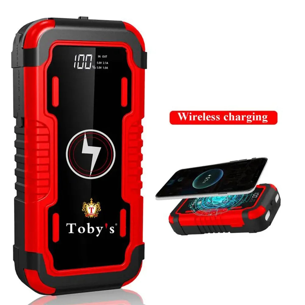 جهاز تشغيل بطارية السيارة وباور بنك Toby's TBS-8A – سعة 8000mAh