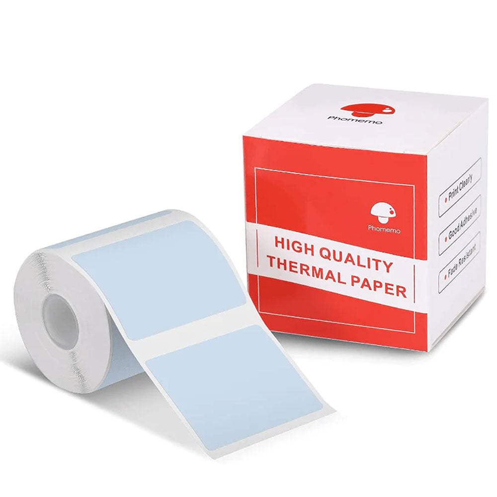 Phomemo Printer Labels 40x30mm/230Pcs Square/Blue