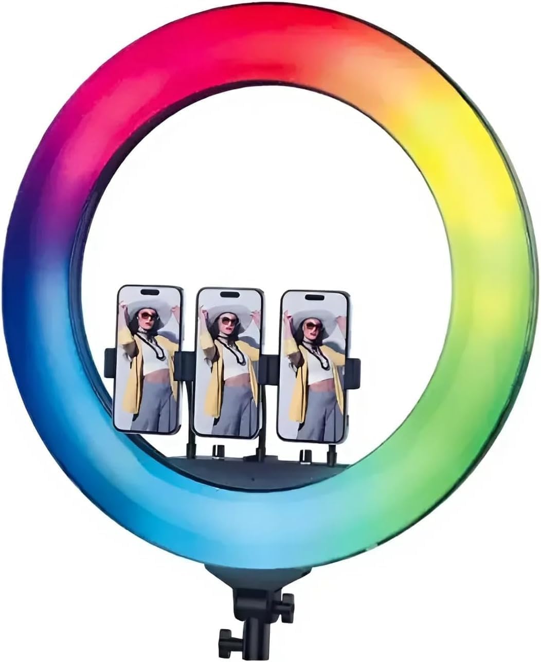 مصباح دائري Plokama R56 Pro LED RGB  22 بوصة