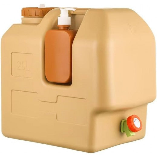 20-litres Water Jar with a Tap and Soap Box Suitable
