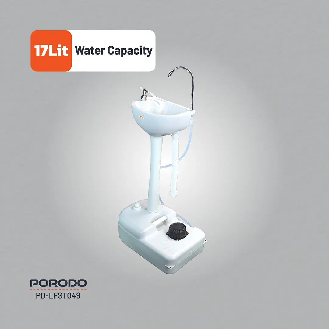 Porodo Lifestyle Portable Handwash Station - White