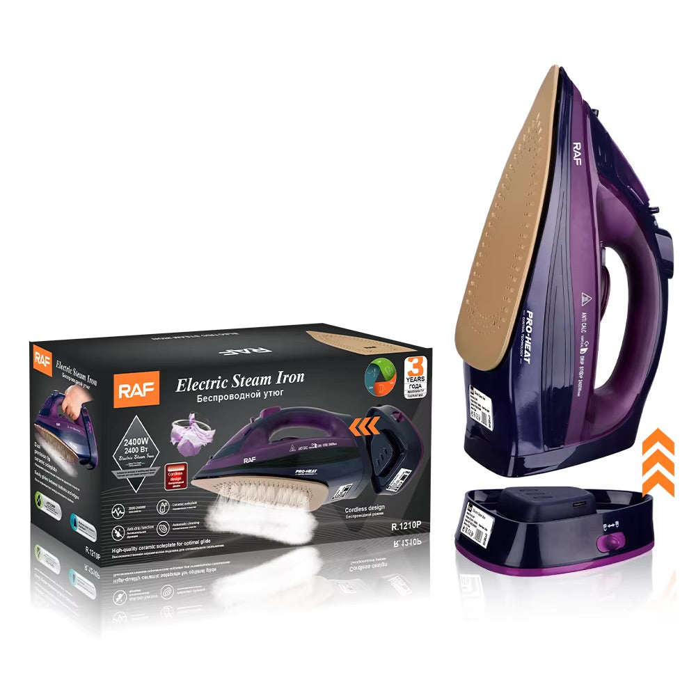 RAF Cordless 2400w Electric Irons Garment R.1210