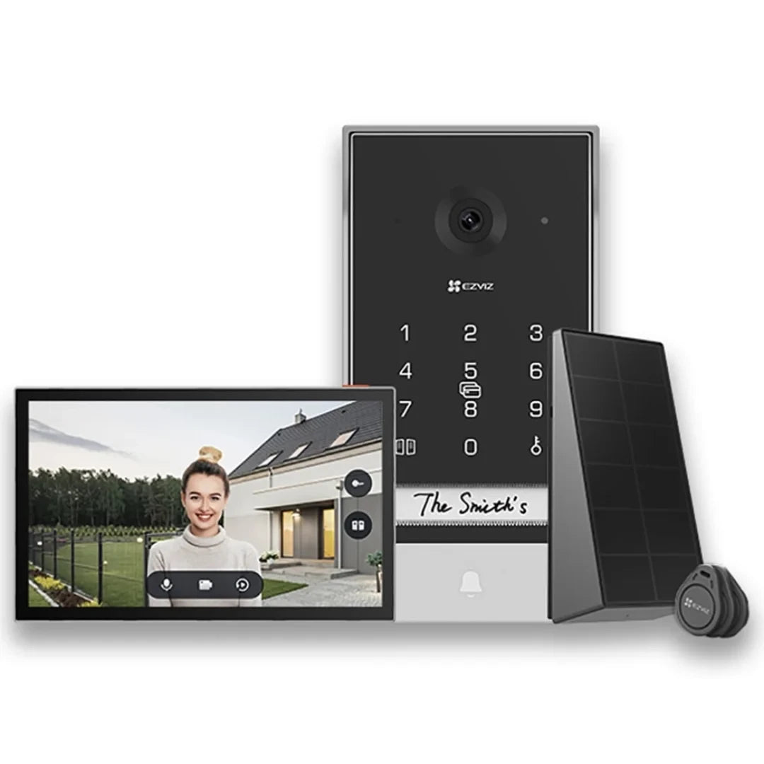 EZVIZ CS-EP7 3MP (2K) Smart Doorbell Camera with Display and Solar Panel