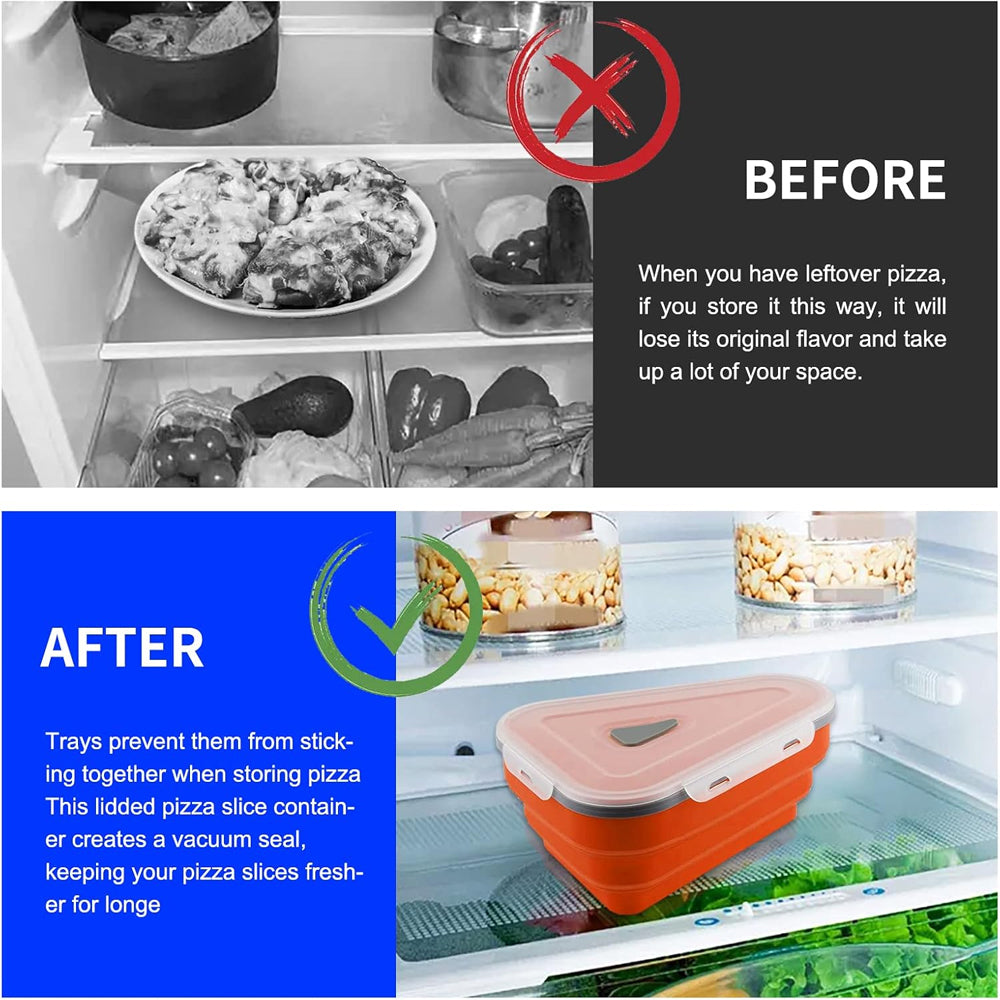 Reusable Expandable Pizza Storage Container