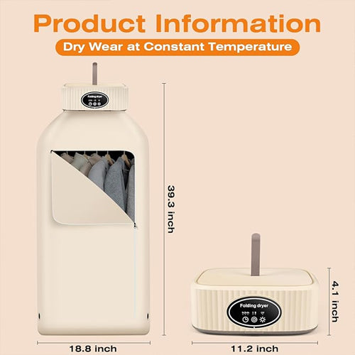 Portable Clothes Dryer, Mini Portable Drying Machine 1029