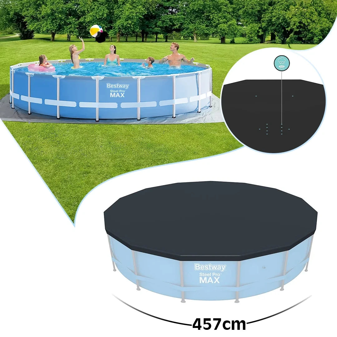(457cm) Flowclearغطاء أحواض السباحة الدائرية من