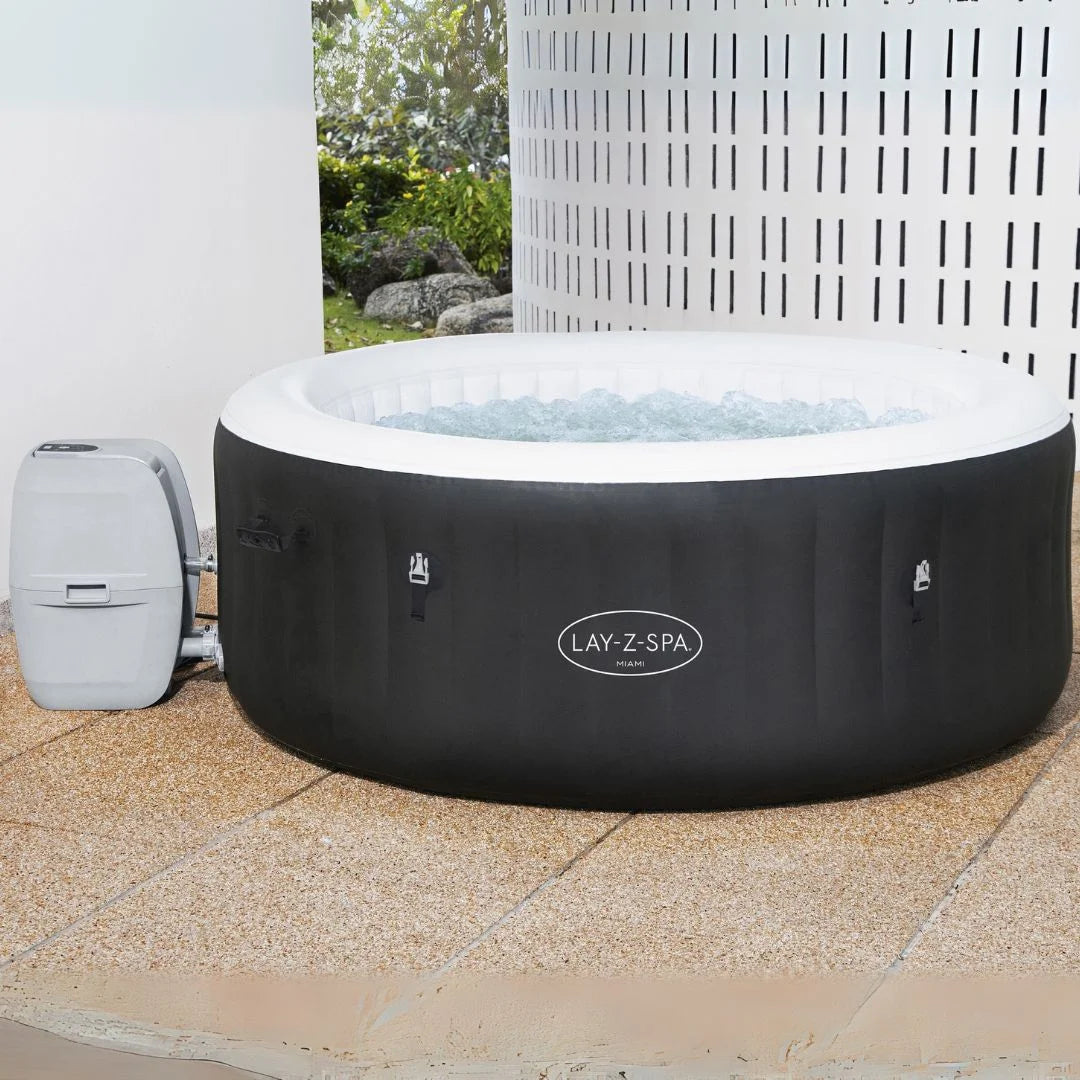 Bestway Lay-Z Spa Inflatable Jacuzzi with Air Massage System (180 x 66 cm) - Miami