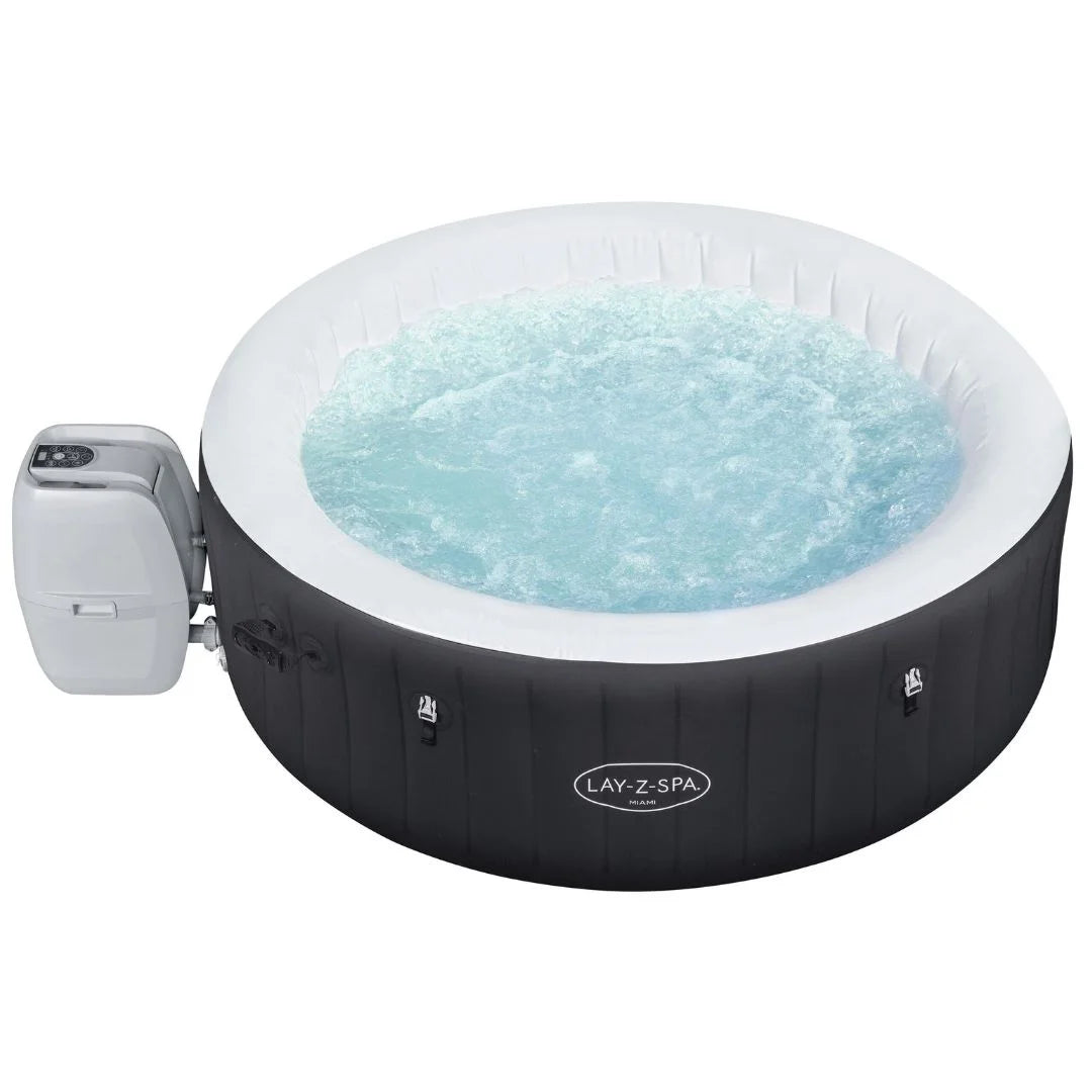 Bestway Lay-Z Spa Inflatable Jacuzzi with Air Massage System (180 x 66 cm) - Miami
