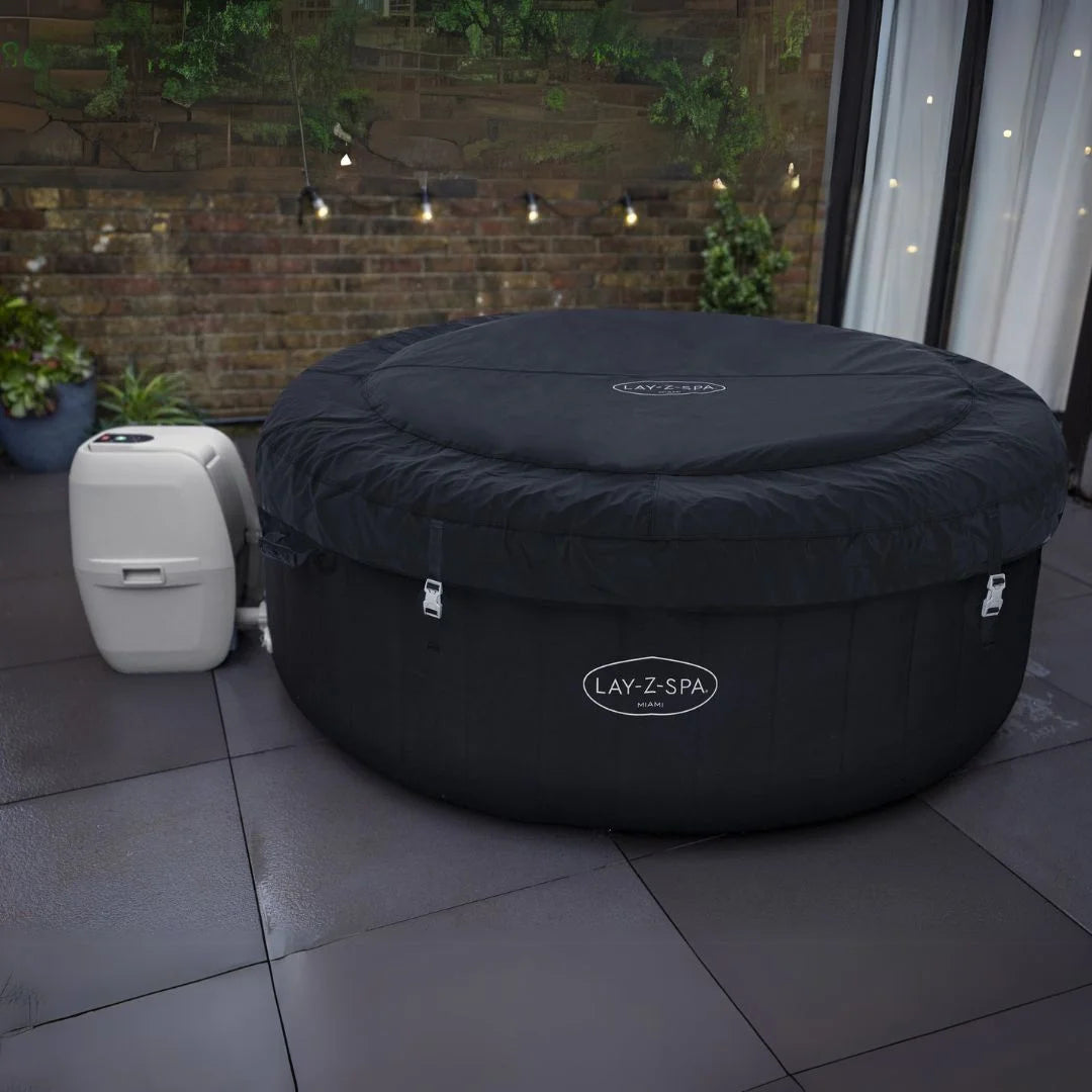 Bestway Lay-Z Spa Inflatable Jacuzzi with Air Massage System (180 x 66 cm) - Miami