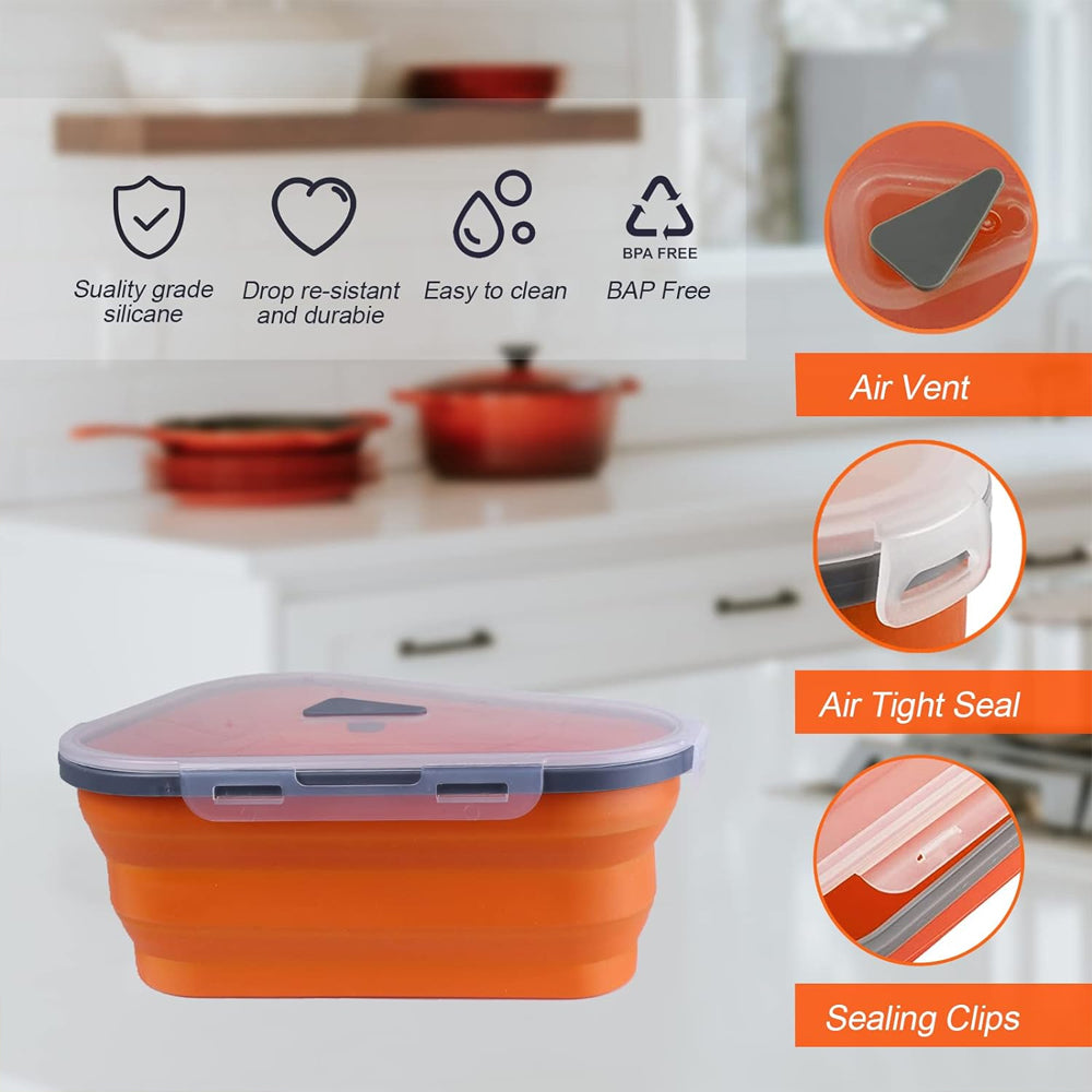 Reusable Expandable Pizza Storage Container
