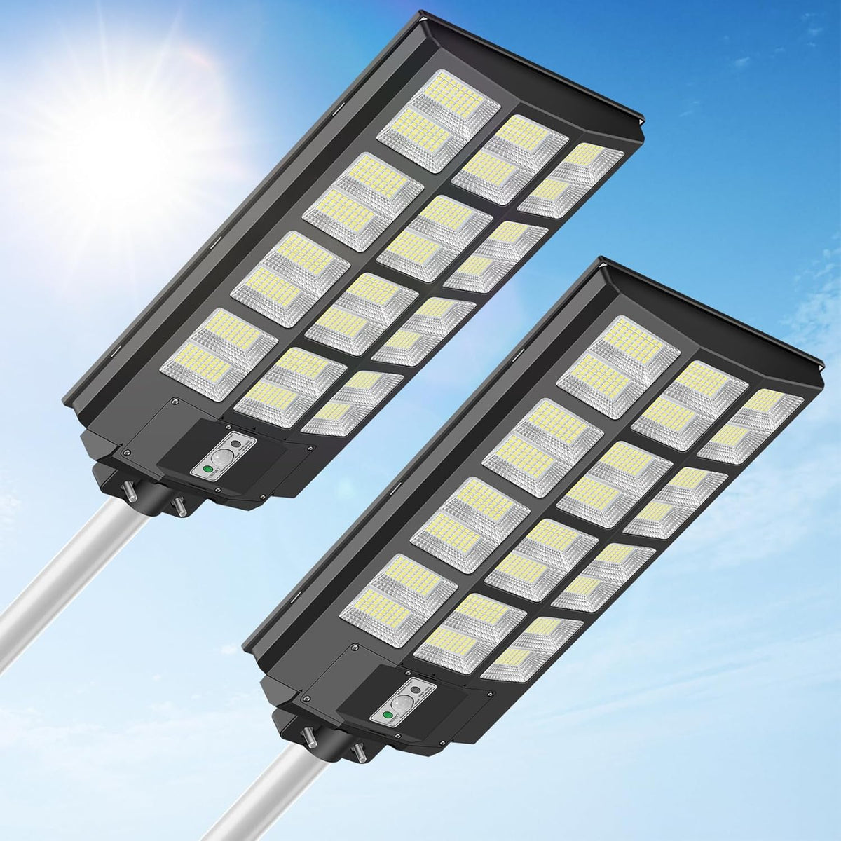 (4000W)، مصباح وكشاف انارة يعمل بالطاقة الشمسية، الأماكن الخارجية مثل الحدائق، مداخل المنازل، الشوارع،