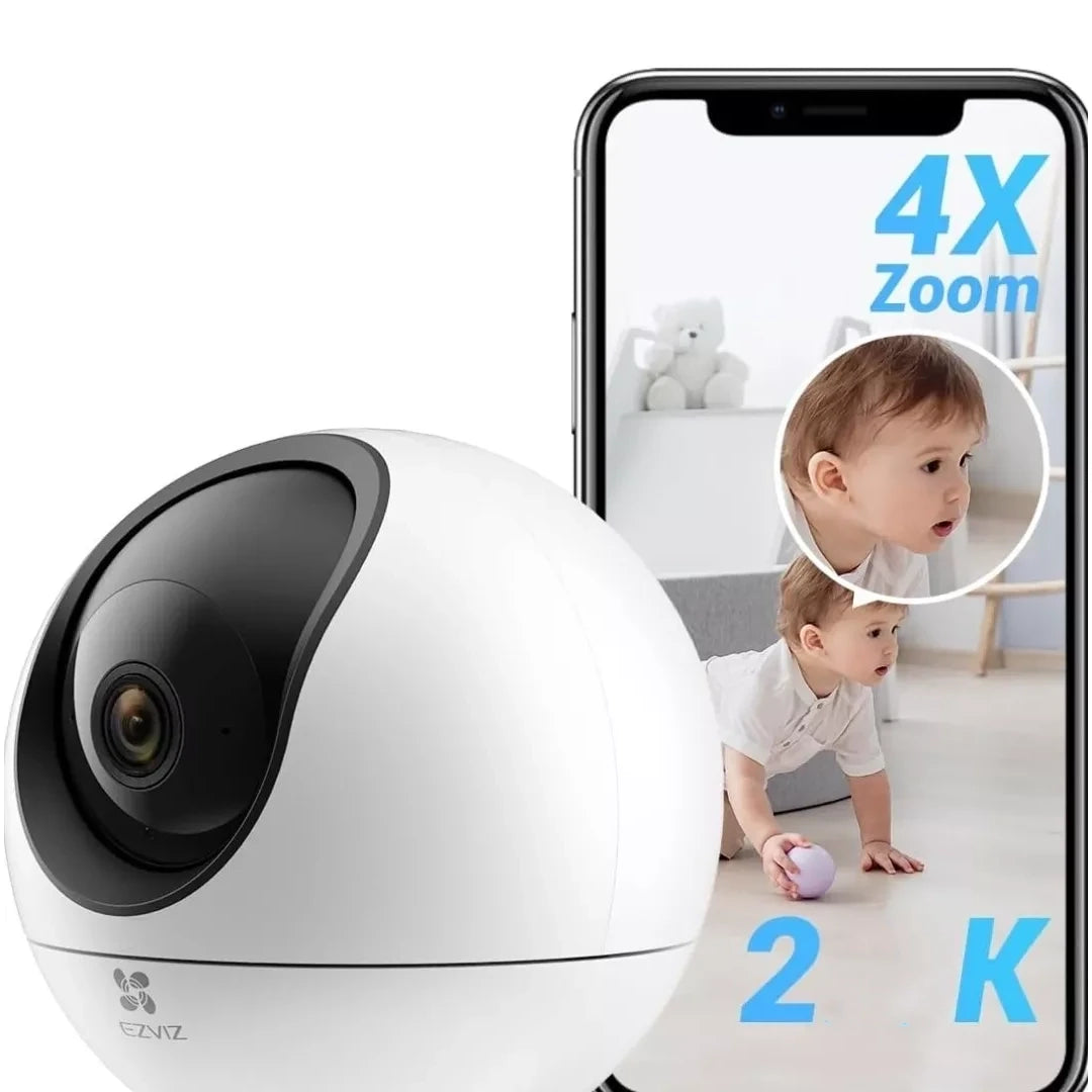 EZVIZ CS-C6 Smart Surveillance Camera with 4MP (2K) , Color Night Vision, and Wi-Fi Connectivity
