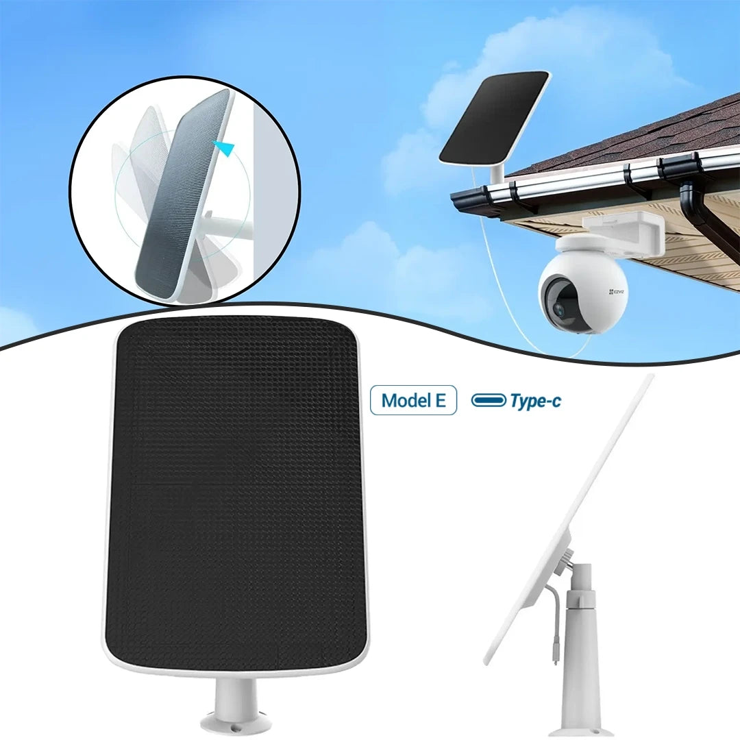 EZVIZ CS-CMT-E Type-C Solar Charging Panel for EZVIZ Cameras