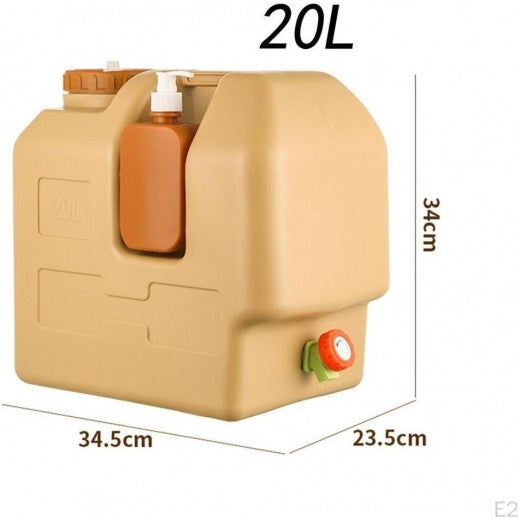20-litres Water Jar with a Tap and Soap Box Suitable