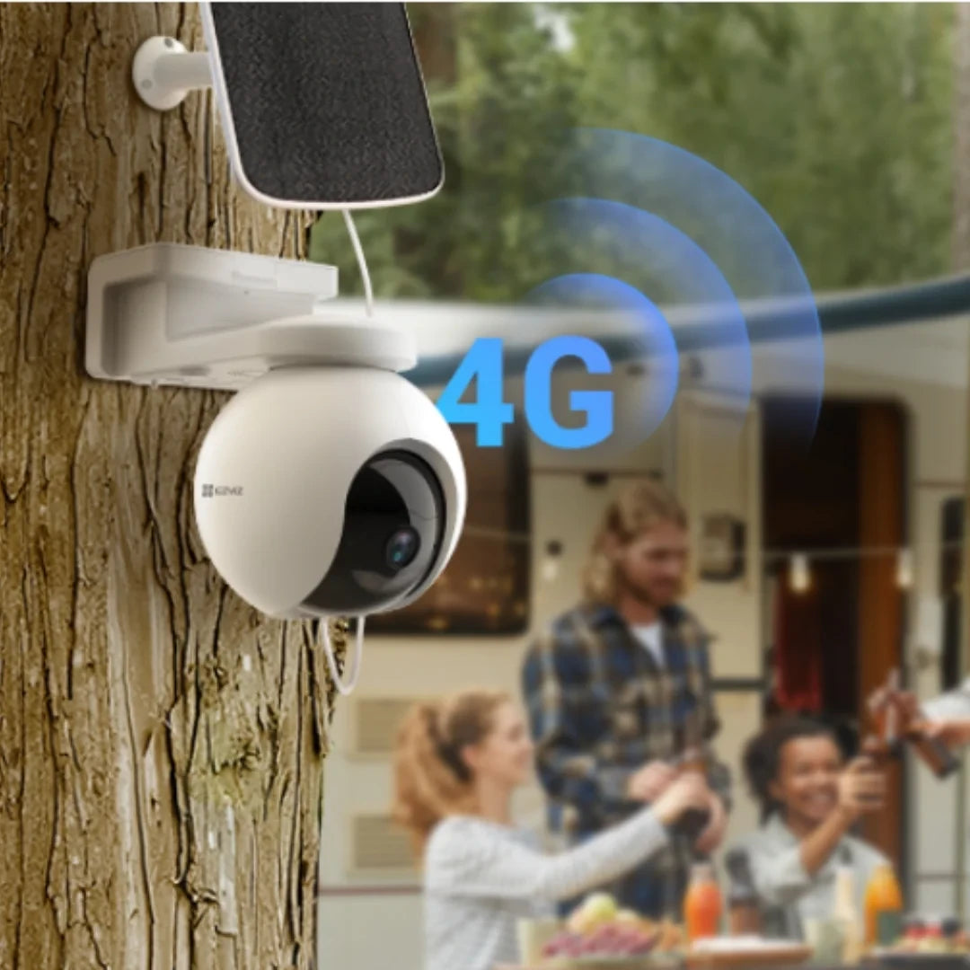 EZVIZ CS-EB8-4G 4MP (2K) Smart Security Camera with 4G Connection and Night Vision