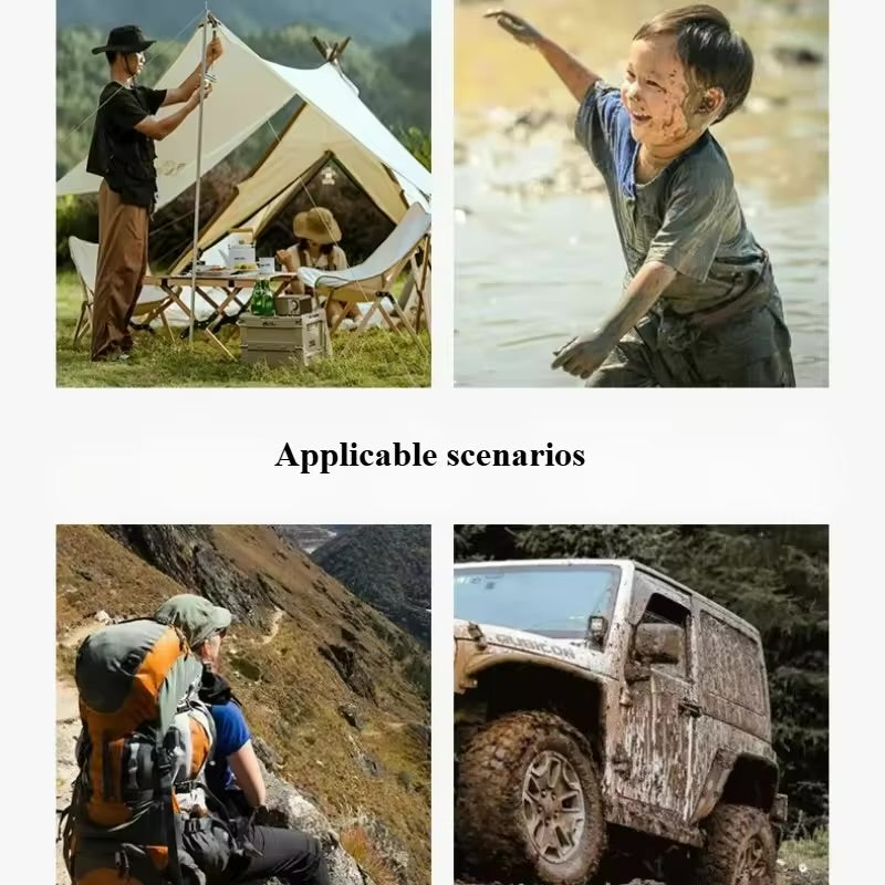 حقيبة المياه سميكة دش التخييم دش تخزين المياه في الهواء الطلق التخييم