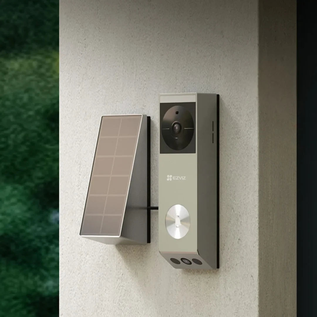 EZVIZ CS-EP3 4MP (2K) Dual Lens Smart Doorbell Camera Rechargeable with Solar Panel