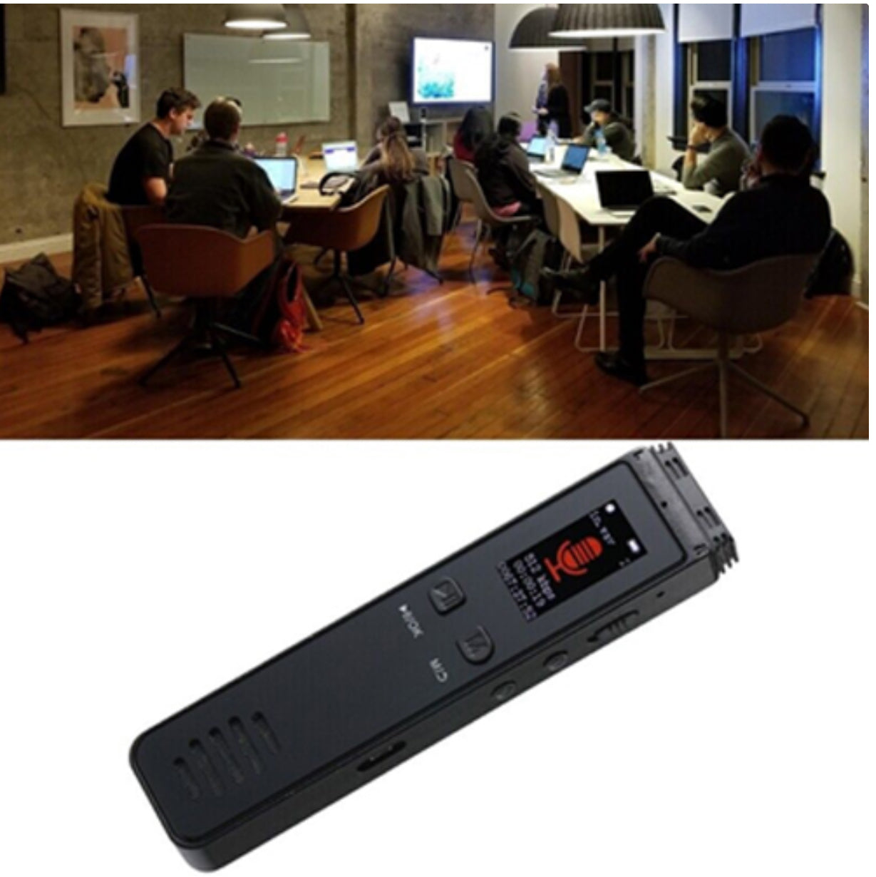 مسجل صوت رقمي BT مسجل صوتي نشط مع خاصية تقليل الضوضاء