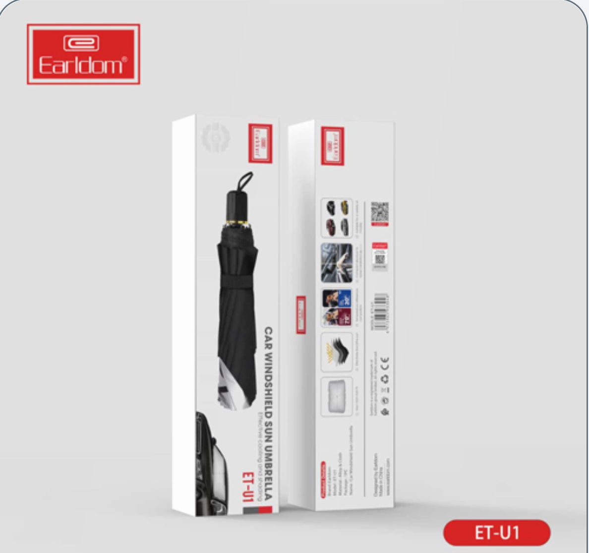 مظلة شمسية للسيارة قابلة للطي لحماية السيارة من أشعة الشمس