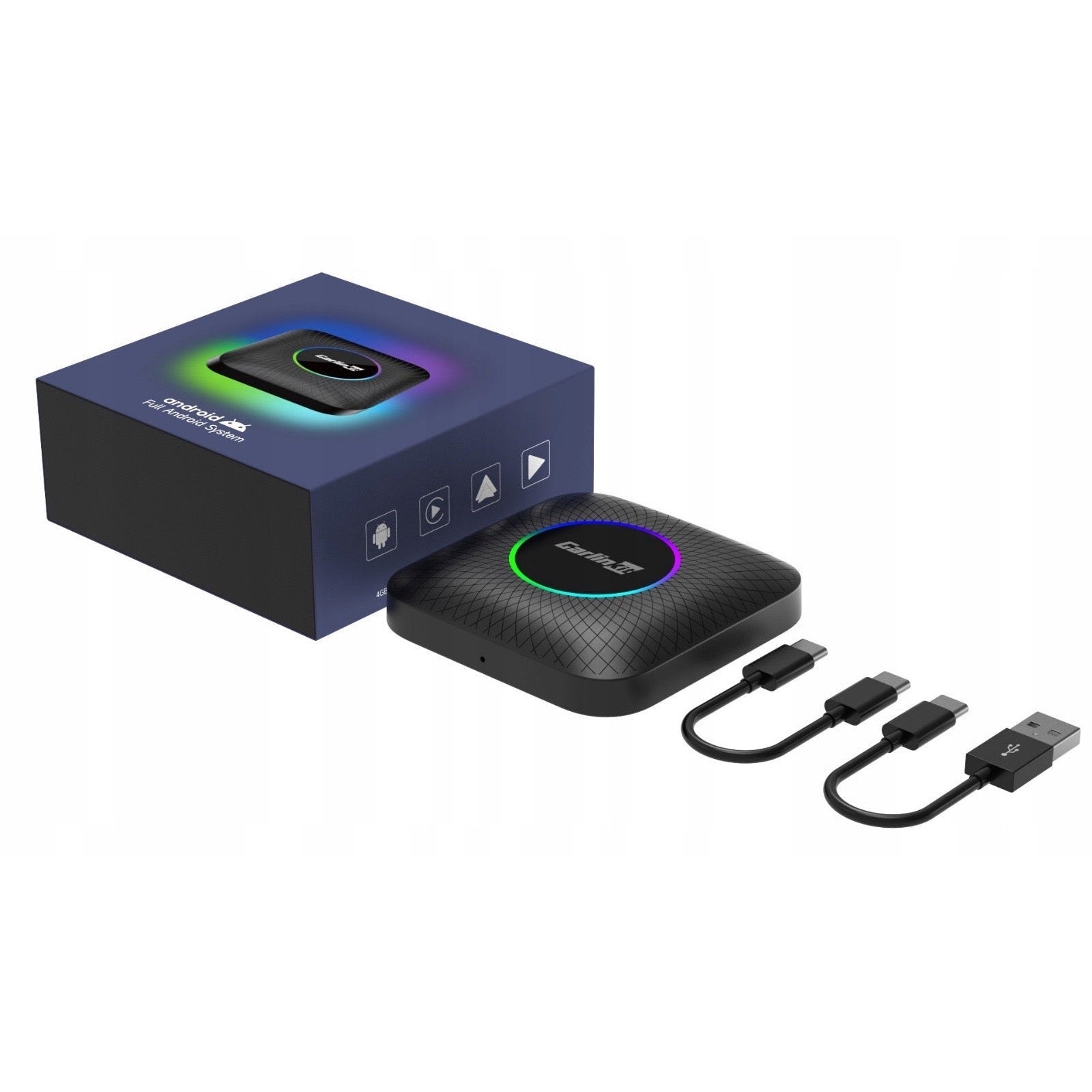صندوق Carlinkit 6225 CarPlay Android 13 AI الذكي بسعة 8 جيجابايت + 128 جيجابايت