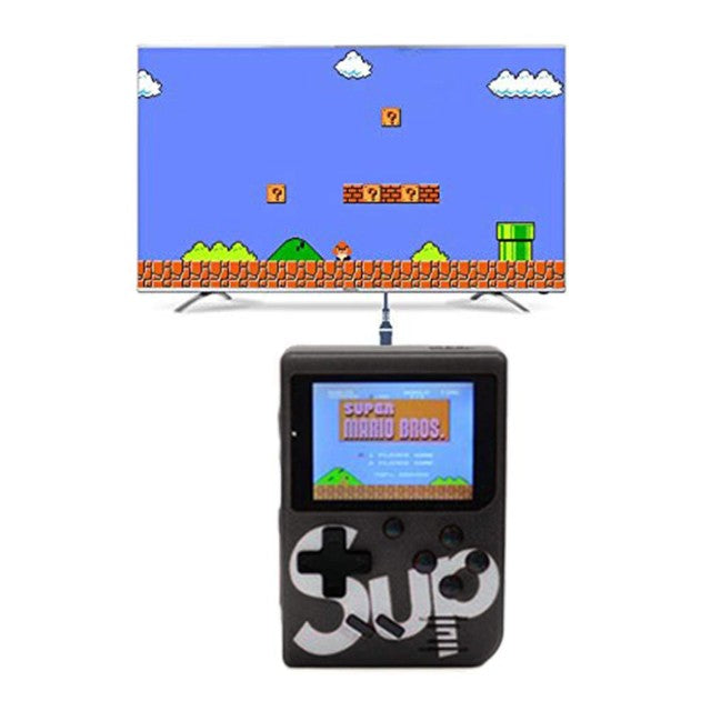 جهاز ألعاب كلاسيكي Retro SUP 400 في 1 مع بطارية قابلة للشحن - اللون الأسود
