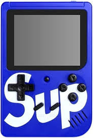 جهاز ألعاب كلاسيكي Retro SUP 400 في 1 مع بطارية قابلة للشحن - اللون الأزرق