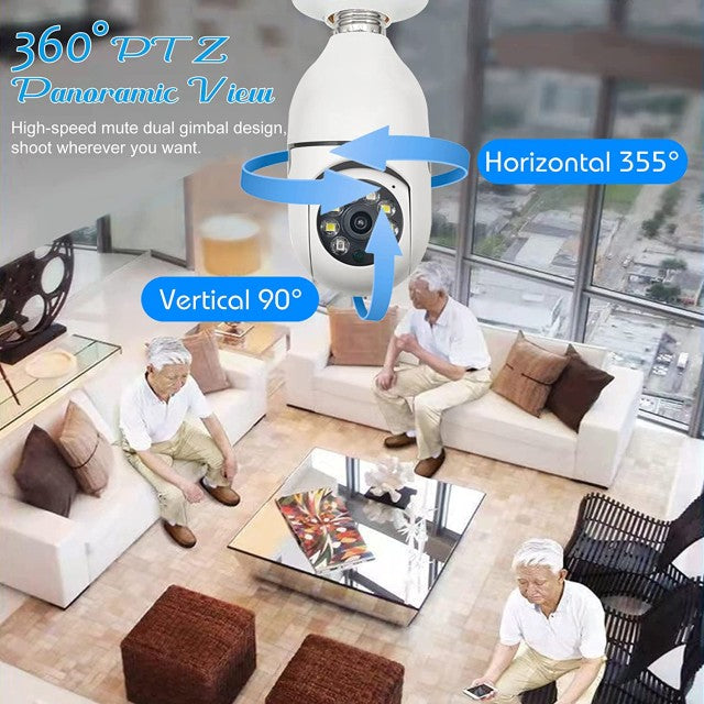 كاميرا مراقبة 5G للمنزل واي فاي بانوراما 360 درجة