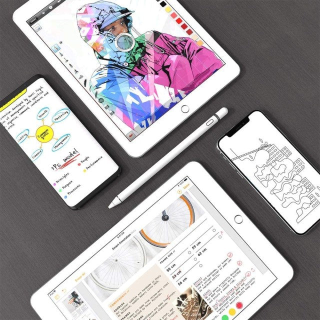 قلم ستايلس متوافق مع شاشات اللمس iOS وAndroid، وقلم رصاص لأجهزة iPad والهواتف