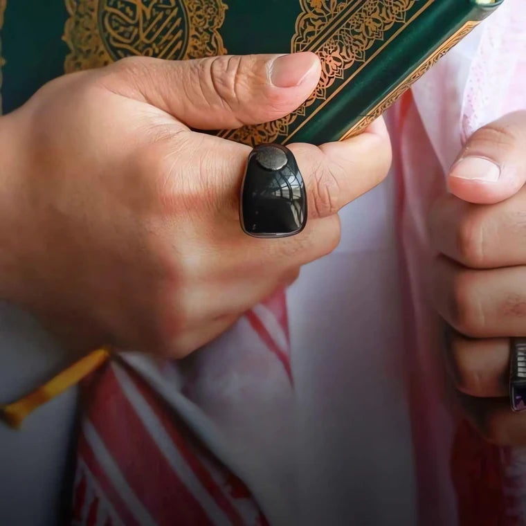 خاتم الذكر والتسبيح الذكي يعمل بالشحن من ويسلاميك