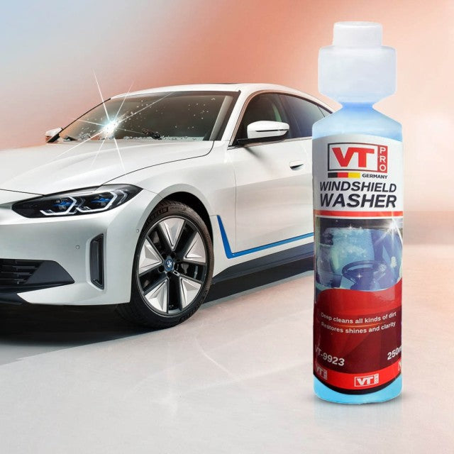 غسالة الزجاج الأمامي مع مادة مضادة للتجمد