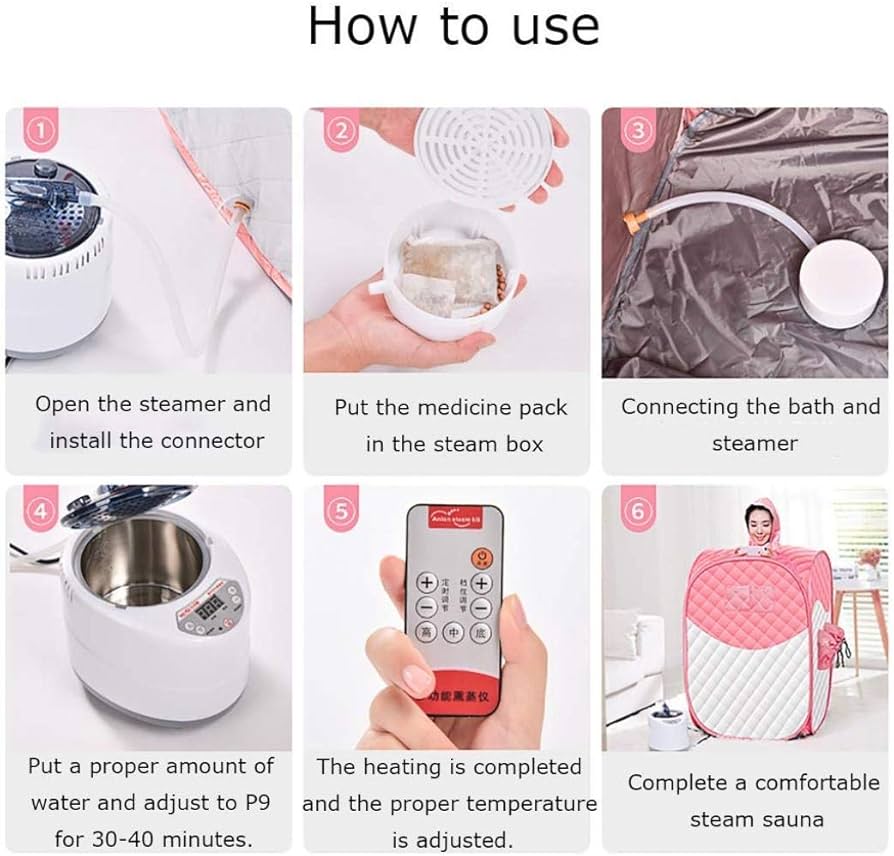 خيمة ساونا بخارية شخصية منزلية لفقدان الوزن وعلاج تنحيف الجسم وجهاز محمول للعناية بالبشرة وجهاز بخار ساونا ومرطب للجسم، أزرق، TDF مزدوج