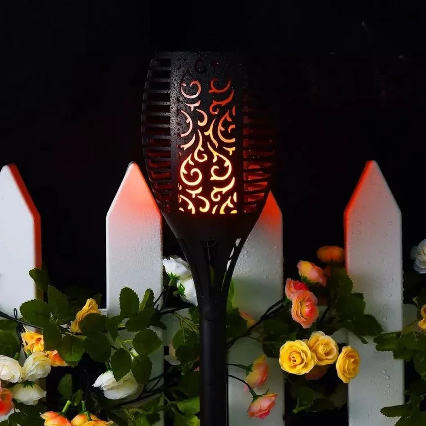 مصباح شعلة اللهب يعمل بالطاقة الشمسية (XF-6006)