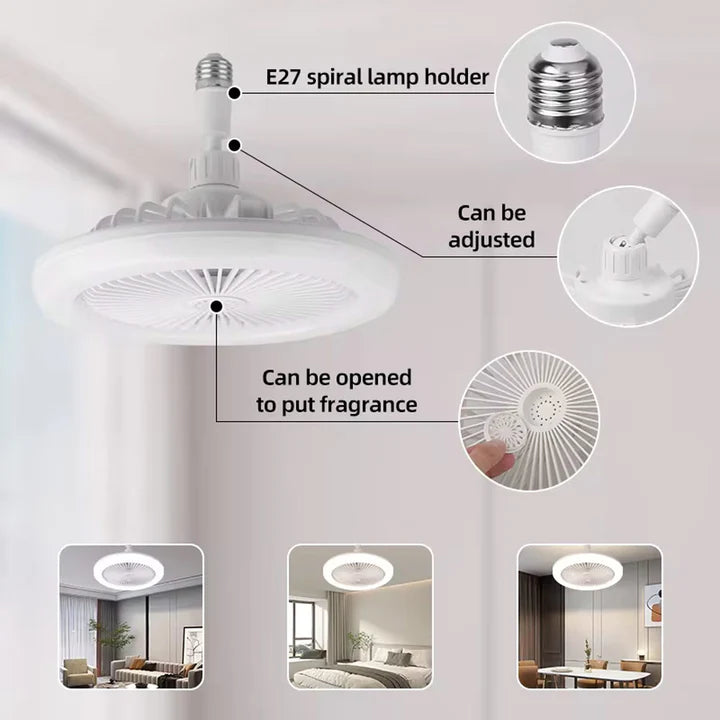 مروحة LED متعددة الوظائف 36W