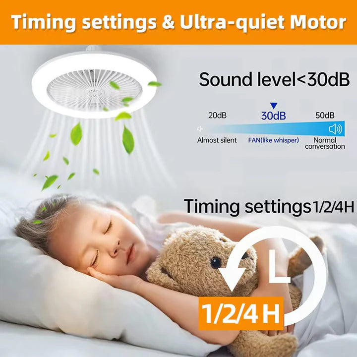 مروحة LED متعددة الوظائف 36W