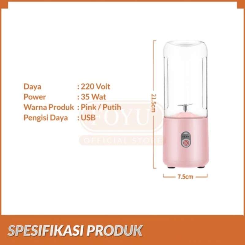 أحدث خلاط عصير محمول Maxi Professional مزود بشاحن USB HD-8096