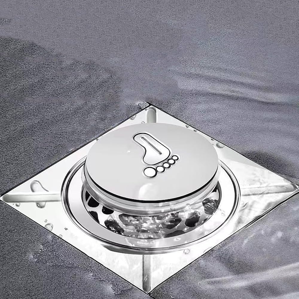 مصرف أرضي مقاوم للروائح للحمام، مقاوم للحشرات والروائح للصرف الصحي والمطبخ والحمام